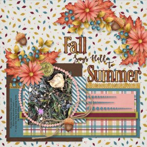 FALL SAYS HELLO TO SUMMER