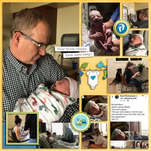 Grandson Jaxon birth 1.29.20 #2