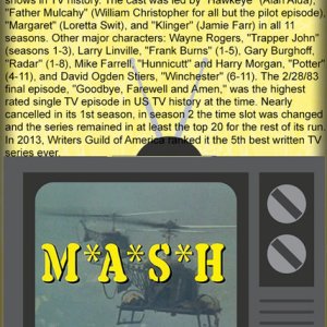 TV A to Z MASH