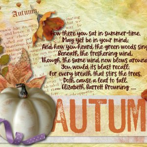 CARD Painted Autumn