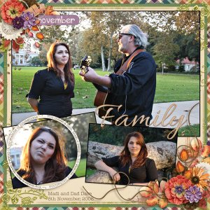 Madi and Dave in the Park