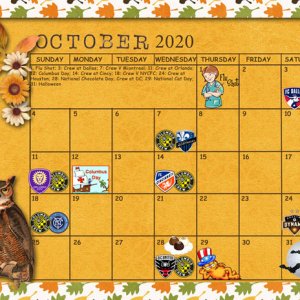October Sum-Up Calendar