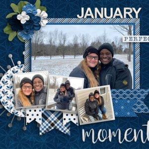 January 2021 Calendar Top