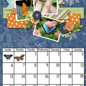 2021 Center Fold 8.5x11 Calendar Templates