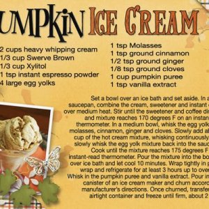 Pumpkin Ice Cream