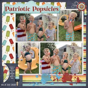 October 2020 Brush Challenge: Patriotic Popcicles