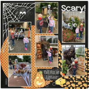 October 2020 Color Challenge: Fall Fun Page 1