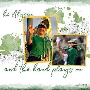 Alyssa's marching band