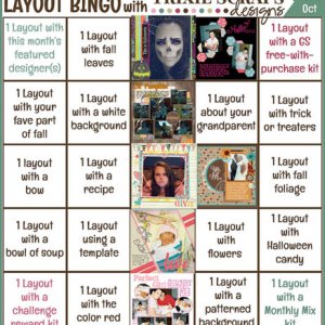 Oct 2020 Layout Bingo
