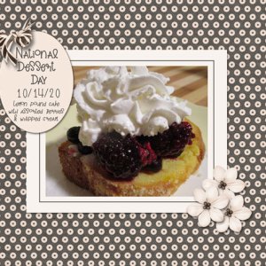 National Dessert Day 10-14-20