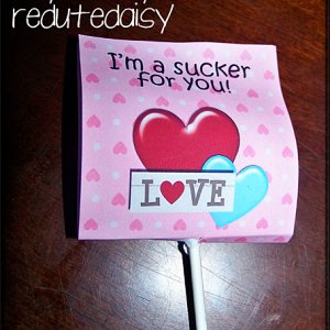 Valentine's Sucker Wrap