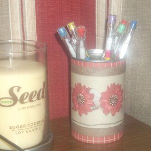 Soup Can Pencil Holder