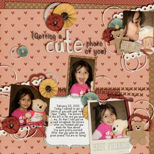 Getting a cute photo