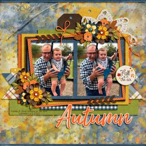 Grandpa + Jaxon swinging 9.27.20