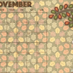 November 2020 Calendar