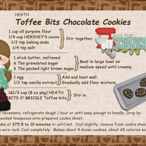 Toffee Bits Chocolate Cookies