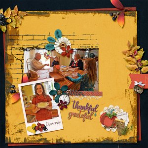 Thanksgiving of 2011 with Grandma and Grandpa