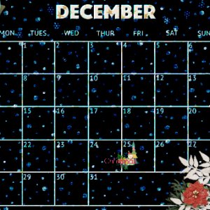 December 2020 calendar