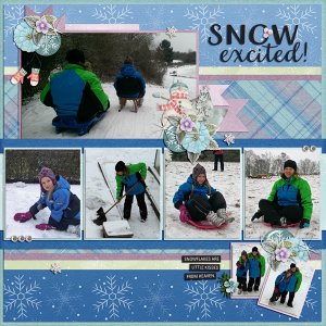 snow excited