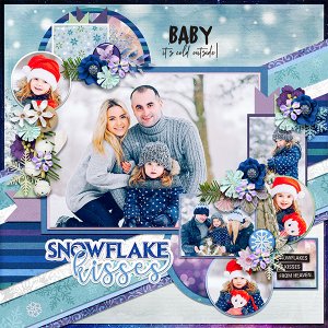 Snowflake kisses