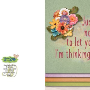 Just a note greeting card