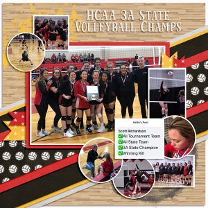 WCA Varsity Volleyball Won State Tournament 10.30.20