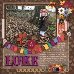 Luke in the Leaves