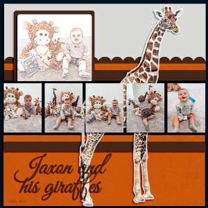 Jaxon + His Giraffes 10.10.20