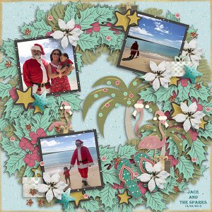Flamazing Christmas Kit and Template
