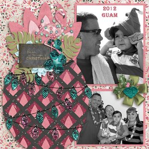 Flamazing Christmas Kit and Template