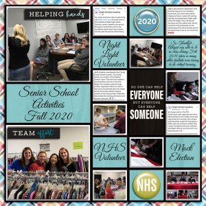 Fall 2020 WCA Senior Activities