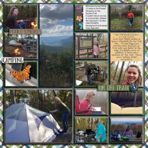 Scott + Abigail (her 1st time) camping Fall Break 10.21.20