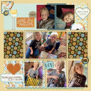 November 2020 Back It Up Challenge: Wake Up + Be Awesome