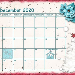 December 2020 Sum-Up Calendar