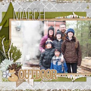 March Calendar Topper