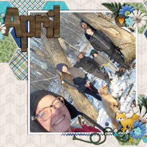 April Calendar Topper