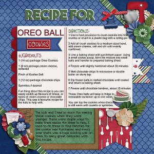 Recipe for Orea Ball Cookies