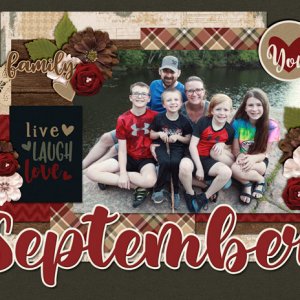September Calendar Topper
