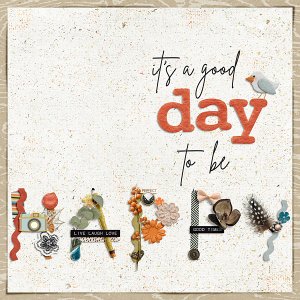 It's a good day to be happy