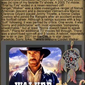 TV A to Z WALKER TEXAS RANGER