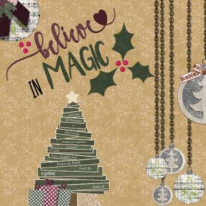 Belive in Magic Word Art