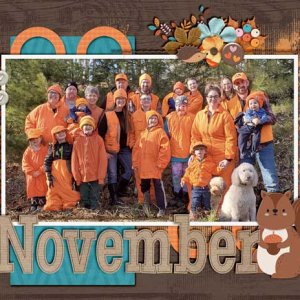 November Calendar Topper