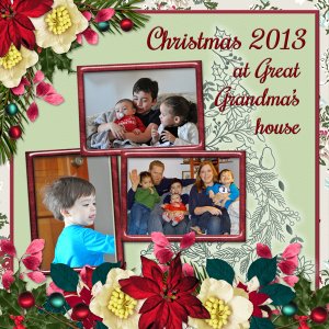 Christmas 2013 at Great Grandma