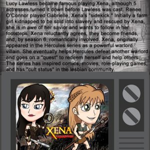 TV A to Z XENA, WARRIOR PRINCESS