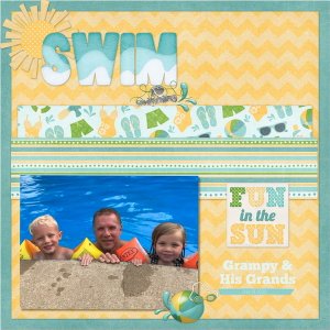 December 2020 Designer Challenge: Swim: Grampy + His Grands