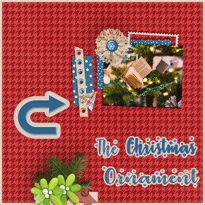 The christmas ornament