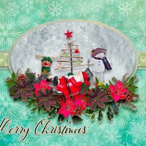 Christmas 2020 Card - Dec 2020 font challenge