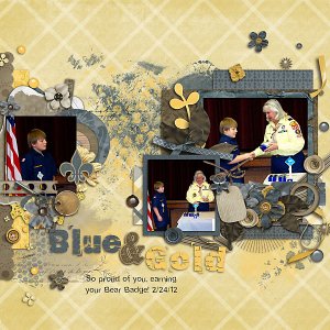 Blue +amp; Gold