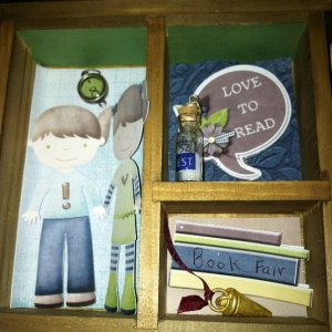 The Book fair shadow box
