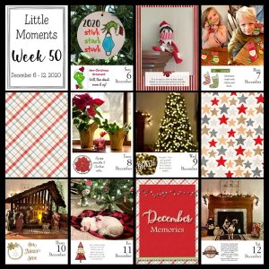 December 2020 Week 50: Little Moments 2020 Week 50